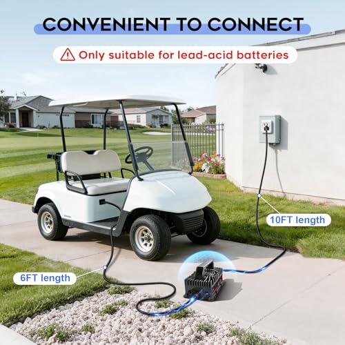 48V 15A Golf Cart Battery Charger for Yamaha G29 Drive & Drive 2
