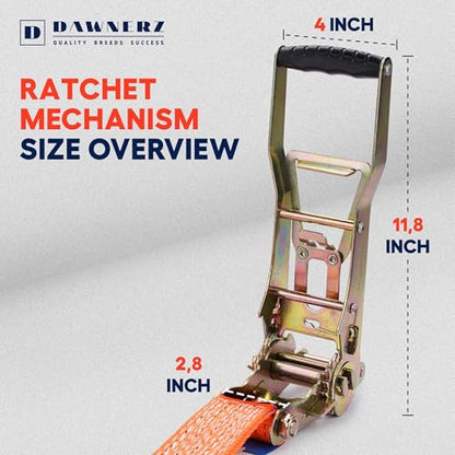 Heavy Duty Ratchet Straps 2 inch 30 ft
