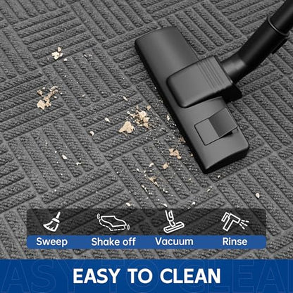 Durable Indoor Outdoor Door Mat (12 Sq Ft)