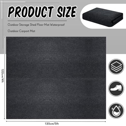 Shed Floor Mat 4 x 5 ft