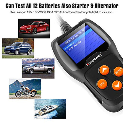 KW600 Car Battery Tester 12V Professional 100