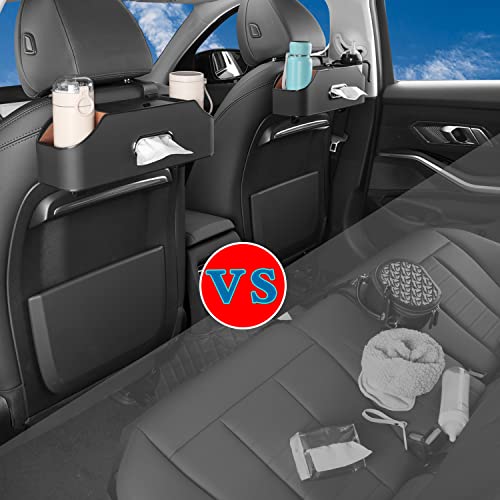 Car Back Seat Organizer with 2 Cup Holders (22.9281 Ounce)