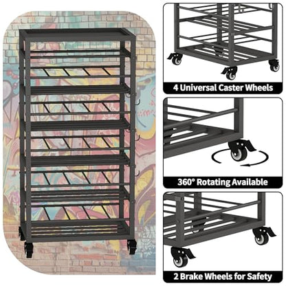 50 Can Spray Paint Rack Organizer