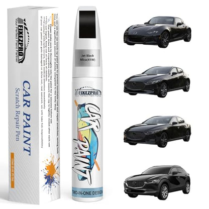 41W Jet Black Mica Touch Up Paint for Mazda