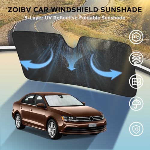 Car Windshield Sun Shade for Volkswagen Jetta 2011
