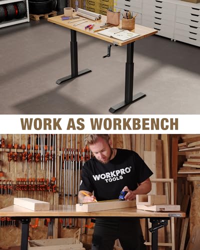 47.2" x 23.6" Adjustable Workbench with Crank Handle