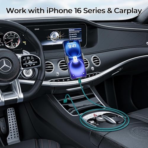 for iPhone 17 16 Pro Max Charger Cord (3 Count)