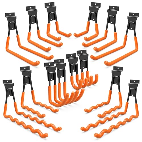 Slatwall Hooks 14 Pack Heavy Duty Multi Sizes (14 Count)