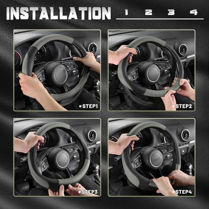 Car Steering Wheel Cover for Prius Civic Model 3
