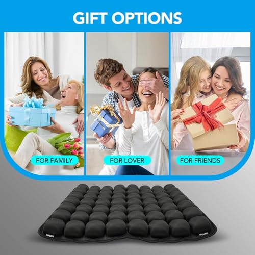 Inflatable Seat Cushion with Press