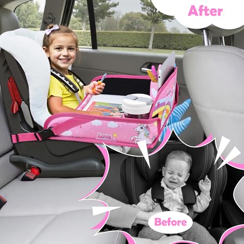 Toddler Car Seat Travel Tray FOR Road Trip Activities