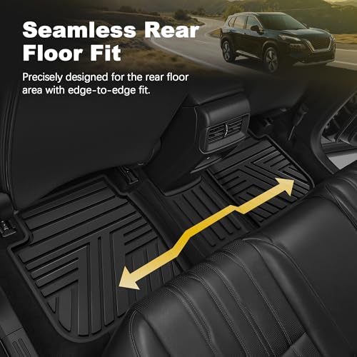 Rubber Floor Mats for Nissan Rogue 2021