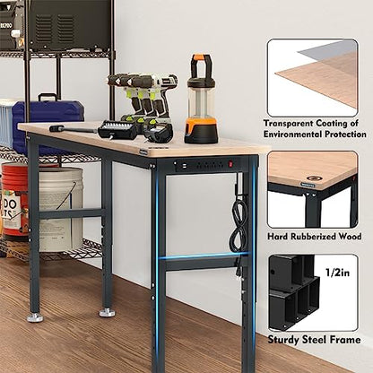 72" Adjustable Workbench