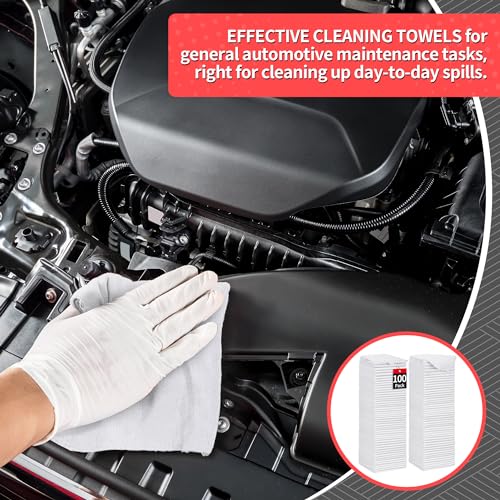 White Microfiber Cleaning Cloths (100 Count)