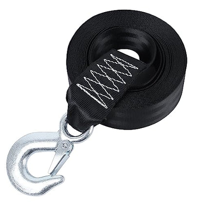 Boat Trailer Winch Strap with Hook 2" x 20' (20 Foot)