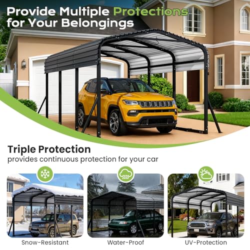 10x15FT Metal Carport