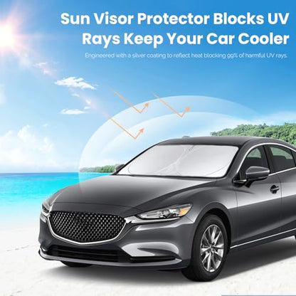 Custom Fit Mazda 6 Windshield Sunshade for Mazda 6 2014