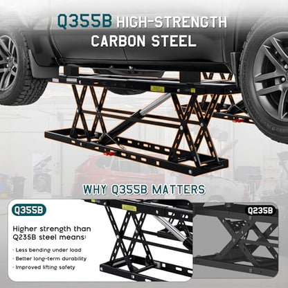 8000 LBS Portable Car Lift for Home Garage Use