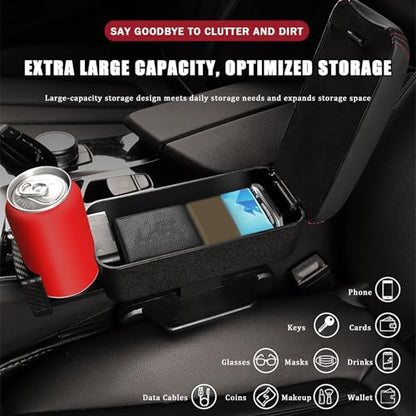 Car Armrest Storage Box Organizer for Tesla Model 3 2017
