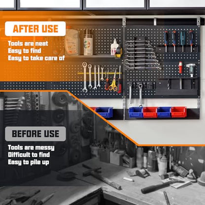 Metal Pegboard Storage System