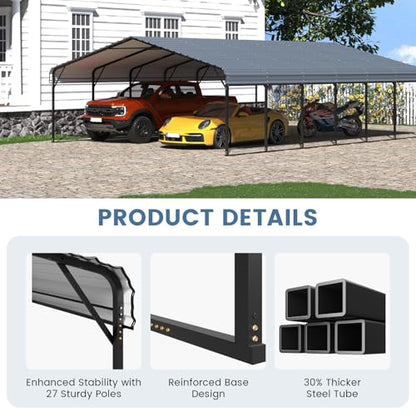 20x40 FT Metal Carport