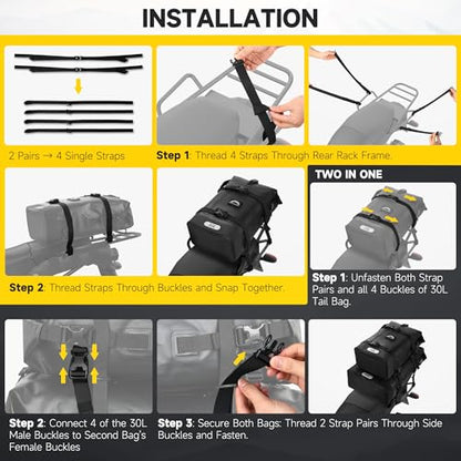 Motorcycle Tail Bag