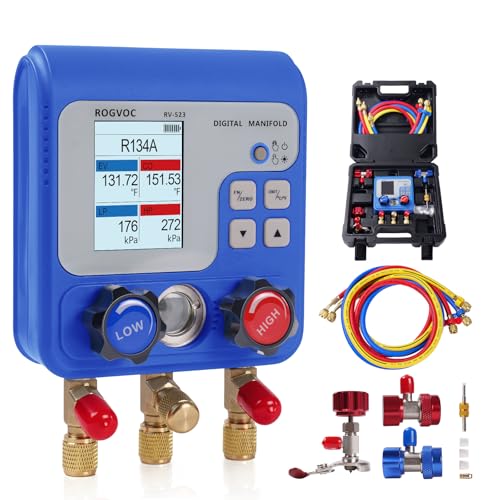 Digital Manifold Gauge Set (9 Count)