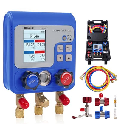 Digital Manifold Gauge Set (9 Count)