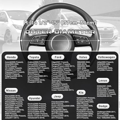 Car Steering Wheel Cover 14.5"