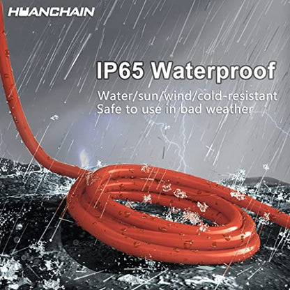Indoor Outdoor Orange Extension Cord 75 FT Waterproof 16