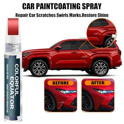 3U5 Supersonic Red Car Touch Up Paint for Toyota OEM Color Match
