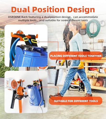 Backpack Blower Rack with Tube Hook
