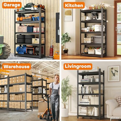 45" W Metal Garage Shelving