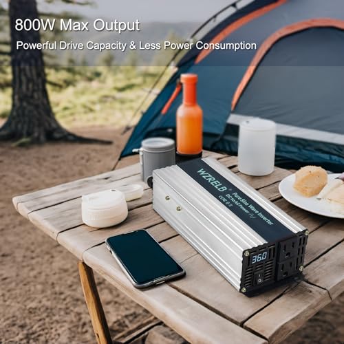 1200W Pure Sine Wave Inverter 24V DC to 110V 120V AC