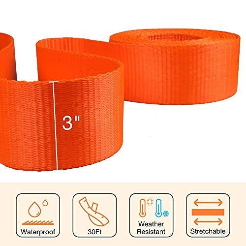 Recovery Tow Strap 3in X 20ft Heavy Duty 30 (20 Foot)
