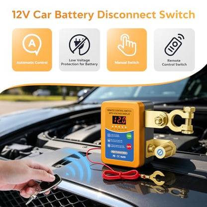 Remote Battery Disconnect Switch 12V (4 Count)
