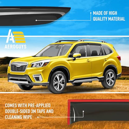 Extra Durable Window Deflectors Tape (4 Count)