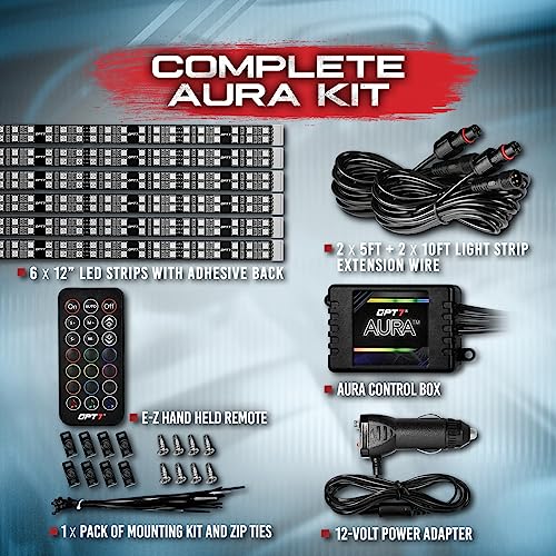 Aura Double Glow RGB Interior Truck & SUV Lights with Remote Control