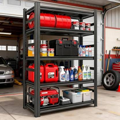 Adjustable 5 Tier Garage Shelving