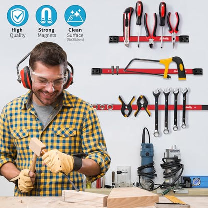 12" 18" 24" Magnetic Tool Holder Strip (6 Count)