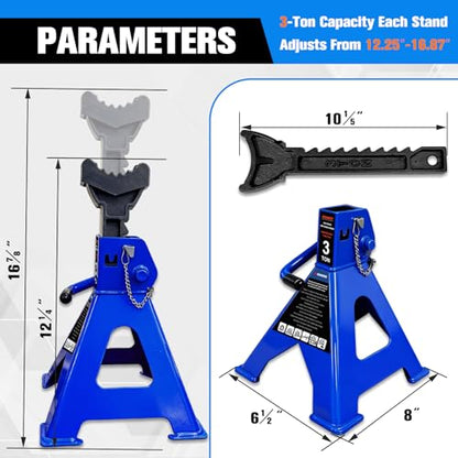 3 Ton Jack Stands Heavy Duty 6