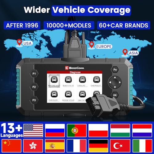 2026 BOSSCOMM IFIX435 OBD2 Scanner & Code Reader