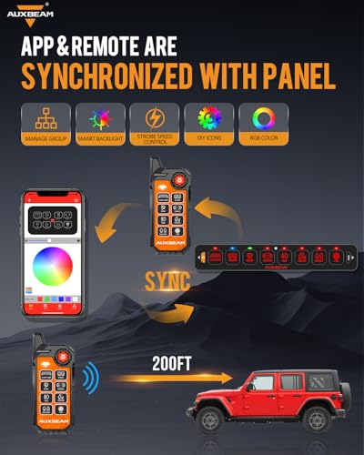 AS 800 Slim 8 Gang Switch Panel with Bluetooth APP &Wireless Remote