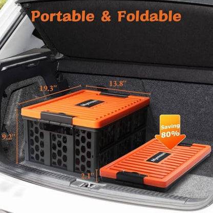 Trunk Crate Organizer with Cooler for Car