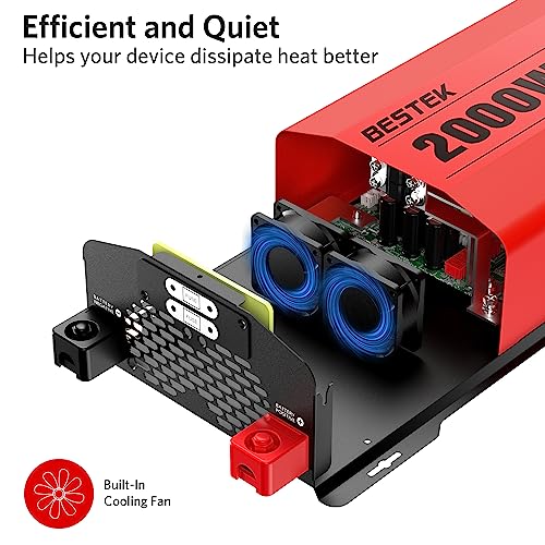 2000 Watt Pure Sine Wave Power Inverter 12V DC to 110V