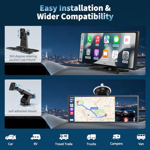 Wireless A pple Carplay Screen for Car