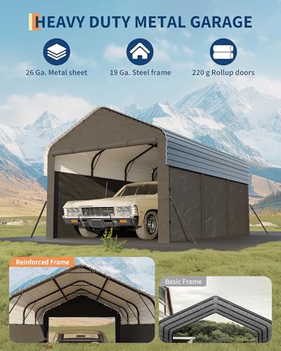 10'X15'X9' Metal Carport
