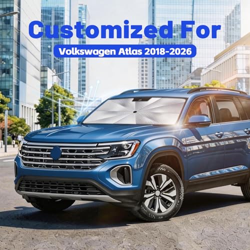 Car Windshield Sun Shade Umbrella for Volkswagen Atlas 2018