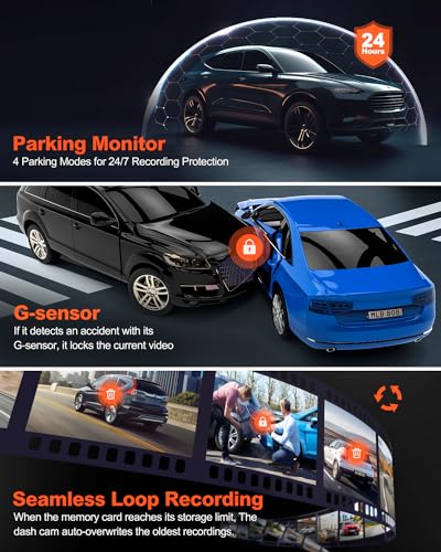 Real 4K Dash Cam Front and Rear