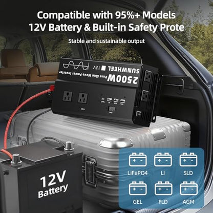 2500W Pure Sine Wave Inverter